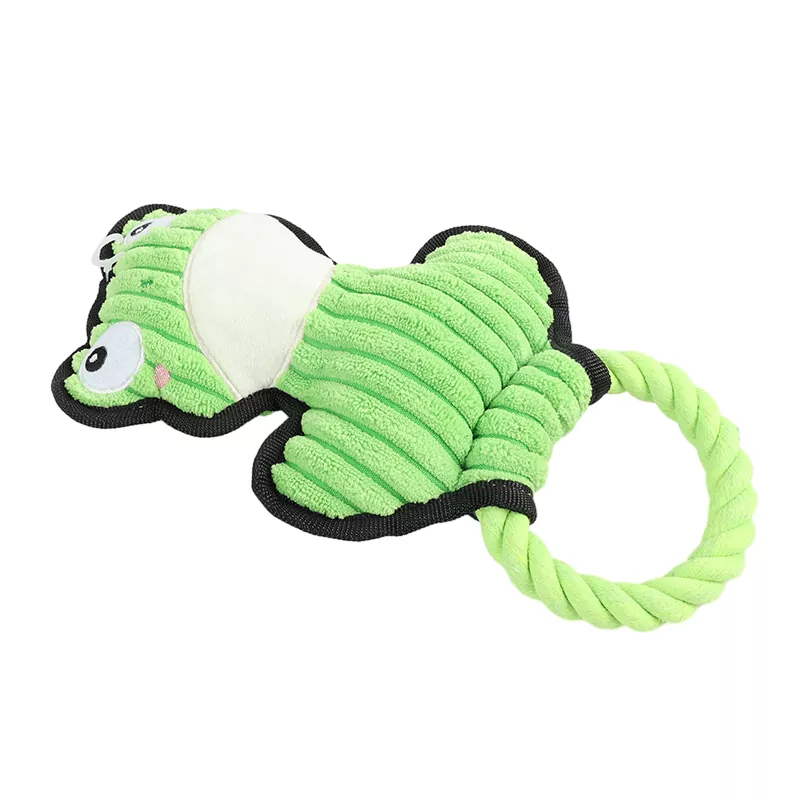 Chubby Frog Rope Psí hračka
